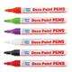 Halloween Deco Paint Pens (Pack of 6) Halloween Craft Supplies 6 assorted colours - Black, Orange, Purple, White, Red & Green