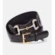 Gucci Gucci Horsebit embellished leather belt