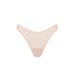 Plus Size Women's The Thong - Mesh by CUUP in Sand (Size 6 / XXL)