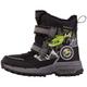 Outdoorwinterstiefel KAPPA Gr. 28, schwarz (black, lime) Schuhe Kinder