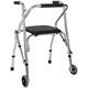 Rollator for Seniors Rollator Rollator Rolling Lightweight Aluminum with Seat Back Support and Wheels Stand-Assist Folding Yearn for
