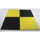 Easimat Martial Arts Judo Gym Floor Mat Black/Yellow (4, 20mm)