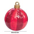 Christmas Balls, Christmas Tree Decos Holiday Inflatables Ball Decoration 60cm Christmas Inflatables Decorative Outdoor PVC Inflatable Ball Christmas Ball Ornaments (Color : D)