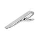 Sterling Silver Matt Rectangular Leverback Tie Slide