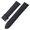 UNCASO Nylon Canvas Watchband 19mm 20mm 21mm 22mm for Tissot Watch Strap (Color : Black blue, Size : 22MM)