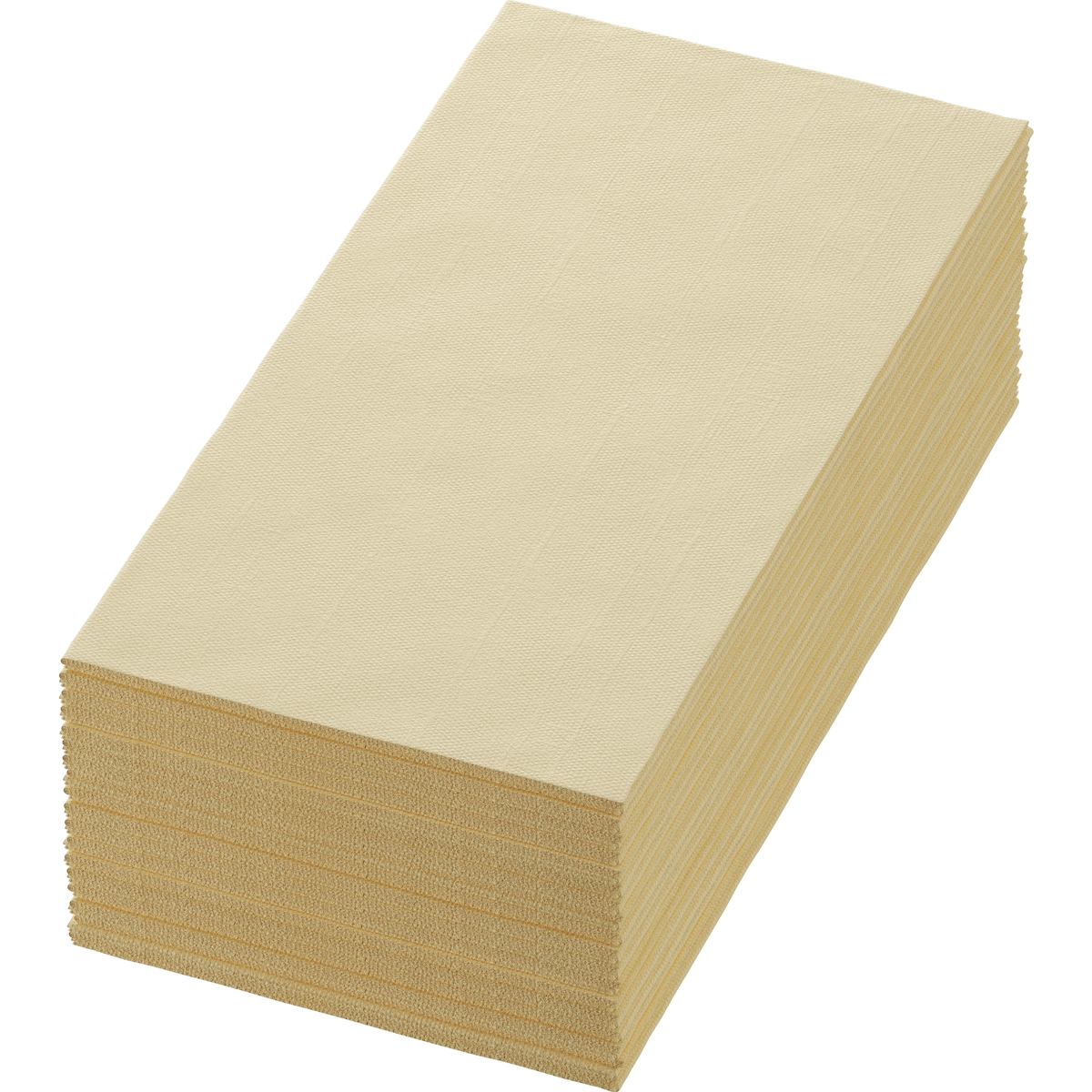 Duni Tissue-Serviette 40 x 40 cm Cream 3-lagig, 1250 Stk/Krt (5 x 250 Stk) Image