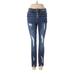 Almost Famous Jeggings - High Rise: Blue Bottoms - Women's Size 5