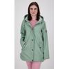 Regenjacke DEPROC ACTIVE "Friesennerz ANKERGLUT HVN", Damen, Gr. 36 (S), grau, Obermaterial: 100% Polyurethan; Futter: 100% Polyester, casual, figurumspielend, Langarm gerader Abschluss mit Druckknopf, Jacken, auch in Großen Größen erhältlich