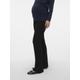 Stretch-Umstandshose MAMALICIOUS "MLLUNA JRS PINTUCK FLARE PANT A. NOOS" Gr. S (36), N-Gr, schwarz (black) Damen Hosen Umstandshosen