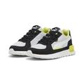 Sneaker PUMA "Graviton AC Jugendliche" Gr. 33, grau (silver mist white black lime sheen gray) Kinder Schuhe Jungen