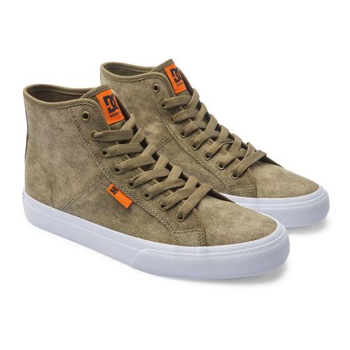 „Sneaker DC SHOES „“Manual““ Gr. 10,5(44), grün (washed olive) Schuhe Sneaker“