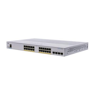 Cisco CBS250-24P-4G 24-Port Gigabit PoE+ Compliant Managed Switch with SFP (195W) CBS250-24P-4G-NA