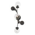 Hubbardton Forge Sprig 3 Light Dimmable Flush Mount Glass/Metal in Brown | Wayfair 206050-1041