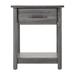 Gracie Oaks Saford Particle Board Nightstand Wood in Brown/Gray | 24 H x 20 W x 19 D in | Wayfair 10B3AB4112DC47AEB244659F2523C03D