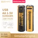 DLGPOWER-Batterie au lithium aste pile AA 1.5V 4100mWh USB iler manette de jeu souris sans