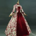 Robe de Cosplay de la Renaissance Médiévale pour Adulte Tenue de Princesse de Palais de Soirée