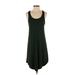 Leith Casual Dress - A-Line Scoop Neck Sleeveless: Green Print Dresses - Women's Size X-Small