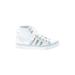 Sneakers: White Stripes Shoes - Women's Size 5