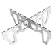 Outdoor Alcohol Stove Stand Rack Stainless Steel Camping Stove Cookware Stove Cross Rack Camping