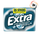 3x Packs Wrigley s Extra Polar Ice Chewing Gum | 35 Stick Packs | Fast Shipping!