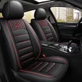 Leather Car Seat Covers For Polo Sedan Volkswagen Touareg Touran Passat B5 B6 B7 Jetta VW Golf 7