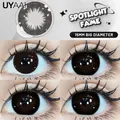 UYAAI 15mm Big Diameter Black Lenses 14.5mm Lenses Colored Contact Lenses for Eyes Big Eye Lenses