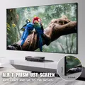 ALR CLR Schermo per proiettore a lancio ultra corto 150 pollici Max Luce ambientale che rifiuta ALR T Prisma Tenda per proiezione con cornice fissa 3D 8K