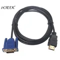 1.8/3m 1080P HDMI-kompatibel zu VGA 15Pin Männlichen Kabel Adapter Blei für HDTV HD LCD für
