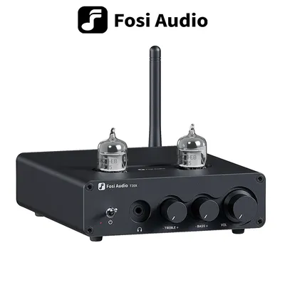 Fosi Audio T20X 100W Bluetooth Vakuumröhrenverstärker Stereo-Leistungsverstärker TPA3221 Image