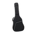 Almencla Guitar Dust Cover Bag Padded Soft Case Adjustable Padded Shoulder Strap Electric Gig Bag Guitar Case for Concert Travel Black