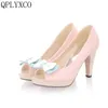 QPLYXCO 2017 Mode Große und Kleine größe 31-45 Sommer sandalen Frauen-absatzschuhe Pumpen Hochzeit Damen Schuhe mit hohen absätzen D21