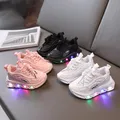 2023 scarpe sportive moda bambino estate moda luminosa traspirante bambini ragazzi scarpe a rete