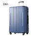 Luggage Expansion 100% ABS Hardshell Lightweight Suitcase with Spinner Wheels, Carry On Suitcase with TSA Lock Expandable 24''