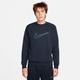 Sweatshirt NIKE SPORTSWEAR "M NSW SP FLC CREW BB" Gr. S, blau (dark obsidian, midnight navy) Herren Sweatshirts