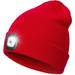 Beanie with Light for Kids USB Rechargeable Hands Free LED Headlamp Cap Winter Knitted Night Lighted Hat