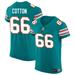 Lester Cotton Men's Nike Aqua Miami Dolphins Elite Vapor Untouchable Custom Jersey