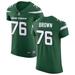 Duane Brown Men's Nike Gotham Green New York Jets Vapor Untouchable Elite Custom Jersey