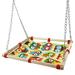 NUOLUX Conure Toy Bird Swing Parrot Hammock Toy Parakeet Cockatiel Hanging Hammock Swing