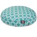 30 in. Links Round Pet Bed - Teal - Small