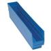 QUANTUM STORAGE SYSTEMS QSB805BL Blue Shelf Bin 23-5/8 L x 4-3/8 W x 8 H