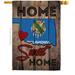 28 x 40 in. State Oklahoma Home Sweet American State Vertical House Flag with Double-Sided Decorative Banner Garden Yard Gift