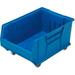 Mobile Hulk Plastic Stacking Bin Blue - 16.5 x 23.87 x 11 in.