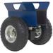 1200 lbs Plate & Slab Cradle Dolly with 8 in. Rubber Wheels