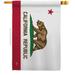 28 x 40 in. California American State House Flag with Double-Sided Horizontal Decoration Banner Garden Yard Gift