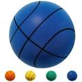 Silent Basketball Size 7 | Silent Toy Ball for Kids and Adults | Indoor High Elastic Foam Basketball Dribbling | Silent Basketball Toy Basketball Training Accessoriesï¼ˆBlue wireframeï¼‰