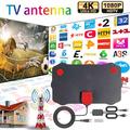 Digital TV Antenna TV Antenna for Smart TV - Amplified HDTV Digital Antenna for TV Long Distance Indoor/Outdoor Amplified HDTV Antenna Support 4K 1080p All Digital TV