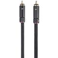 Monoprice Onix Series Digital Coaxial Audio/Video RCA Subwoofer CL2 Rated Cable RG-6/U 75-ohm 3ft Black