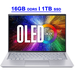 Acer Swift 3 OLED Premium Thin and Light Business Laptop 14 WQXGA+ OLED 100% DCI-P3 Intel 14-core i7-12700H 16GB DDR5 1TB SSD Backlit Fingerprint USB-C Thunderbolt4 FHD Camera Win11 Silver