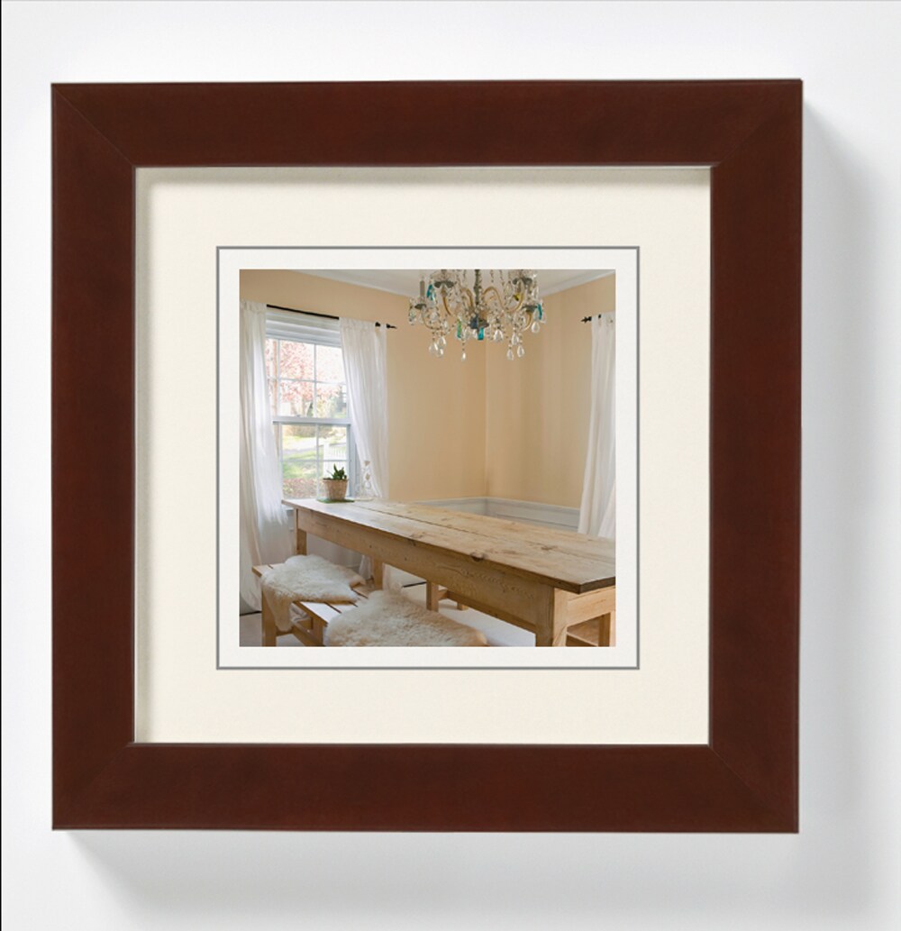 walther + design Peppers Holz Bilderrahmen 30x30 cm NUSSBAUM Image