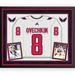 Alexander Ovechkin Washington Capitals Autographed Deluxe Framed White Adidas Authentic Jersey